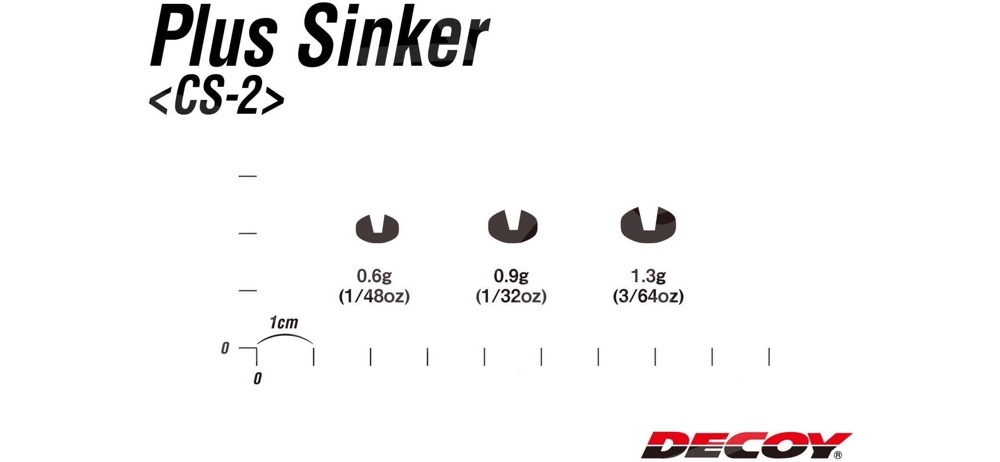  Decoy CS 2 Plus Sinker #0.6g(1/48oz)