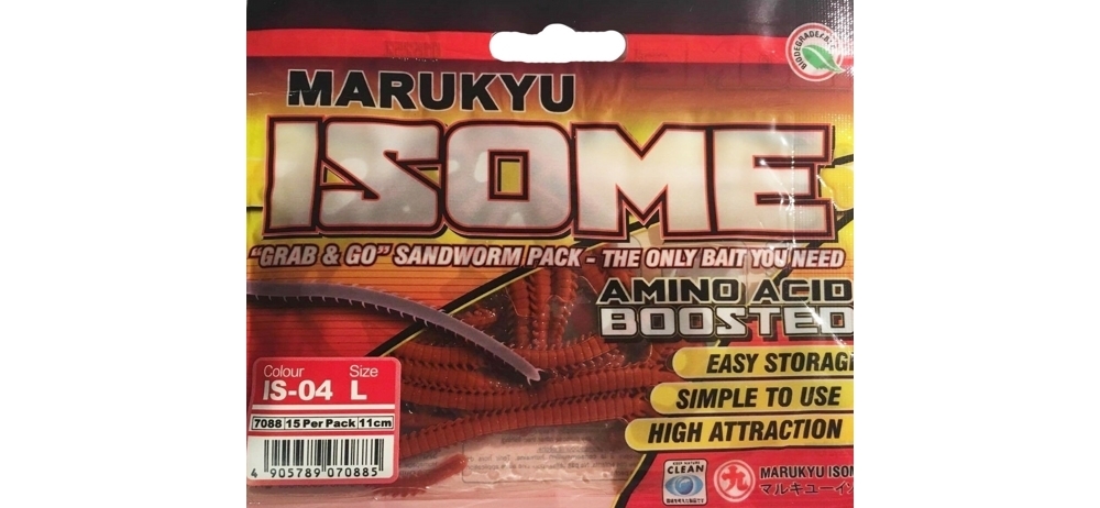  Marukyu Isome L #IS04-Red sandworm
