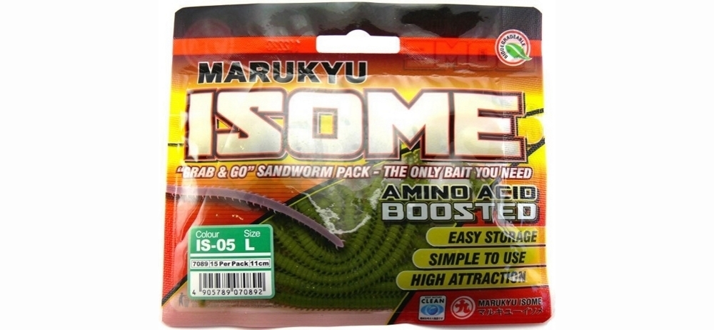  Marukyu Isome L #IS05-Green sandworm