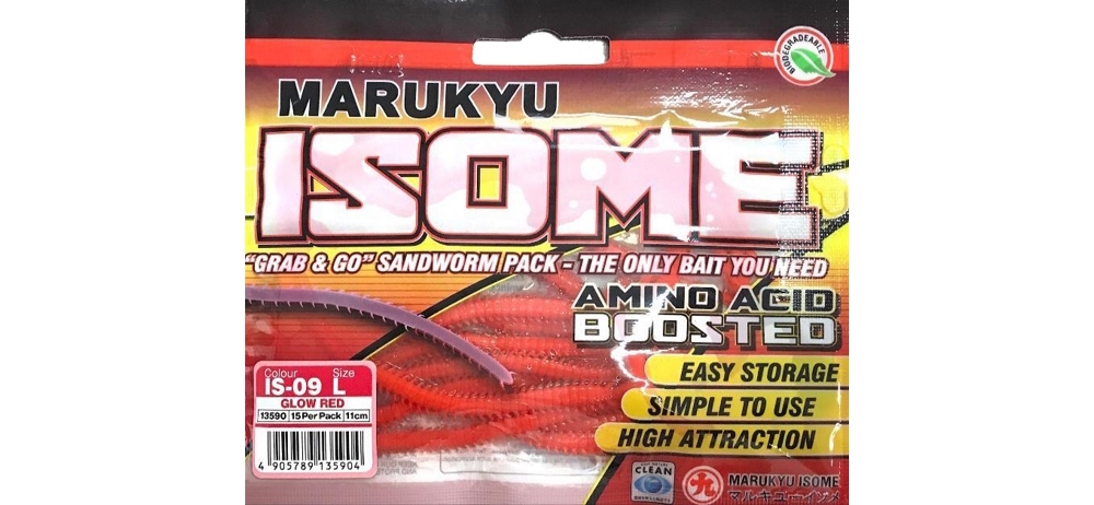  Marukyu Isome L #IS09-Glow red sandworm
