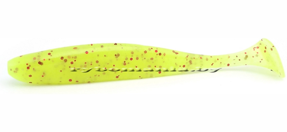  Keitech Easy Shiner 3.0" #PAL01S Chartreuse Red Flake