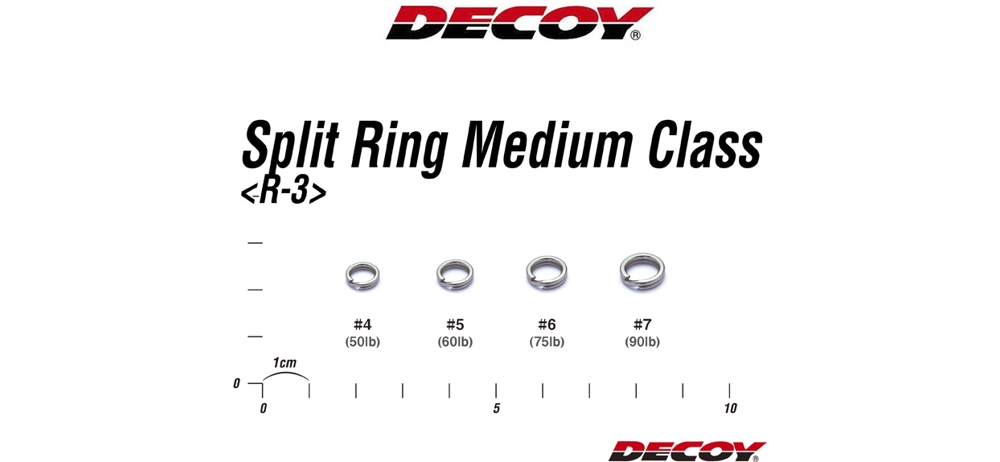   Decoy R-3 Split Ring Medium Class (Silver) #7