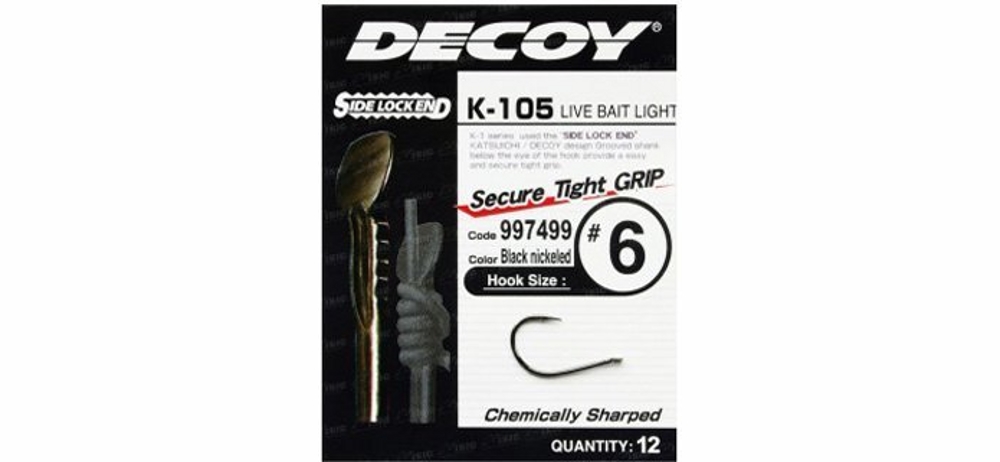   Decoy K-105 Live bait light #6 (12  )
