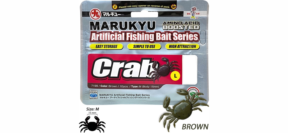  Marukyu Crab L #Brown
