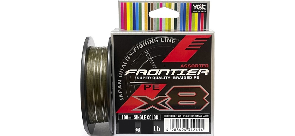  YGK Frontier Assorted x8 100m (-.) #1.2/0.185mm 12lb/5.4kg