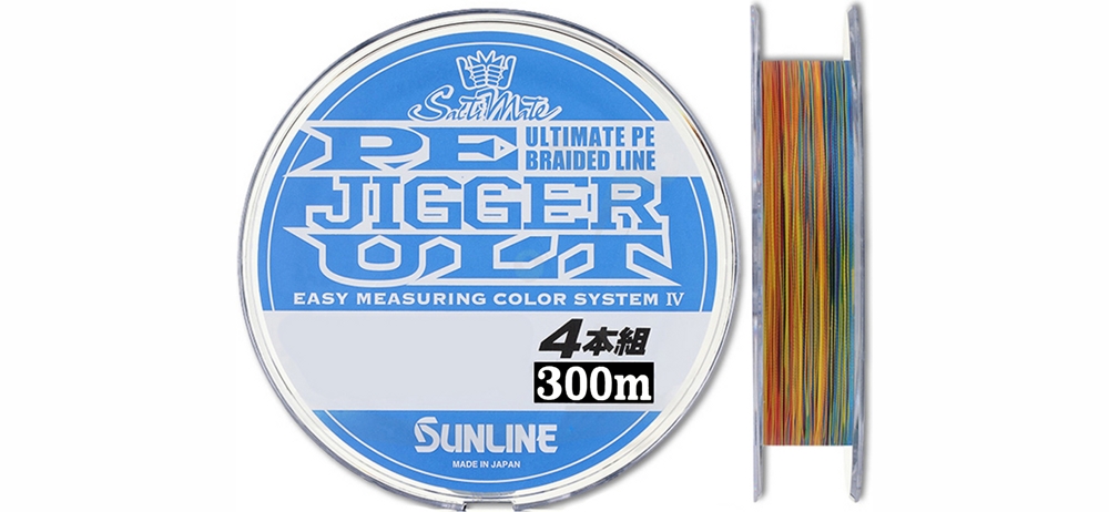  Sunline PE Jigger ULT (4braid) 300 #0.6/0.128 10lb/4.5
