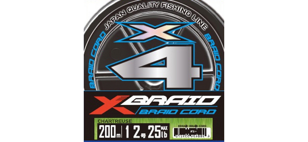  YGK X-Braid Braid Cord X4 150m #0.5/0.117mm 10lb/4.5kg