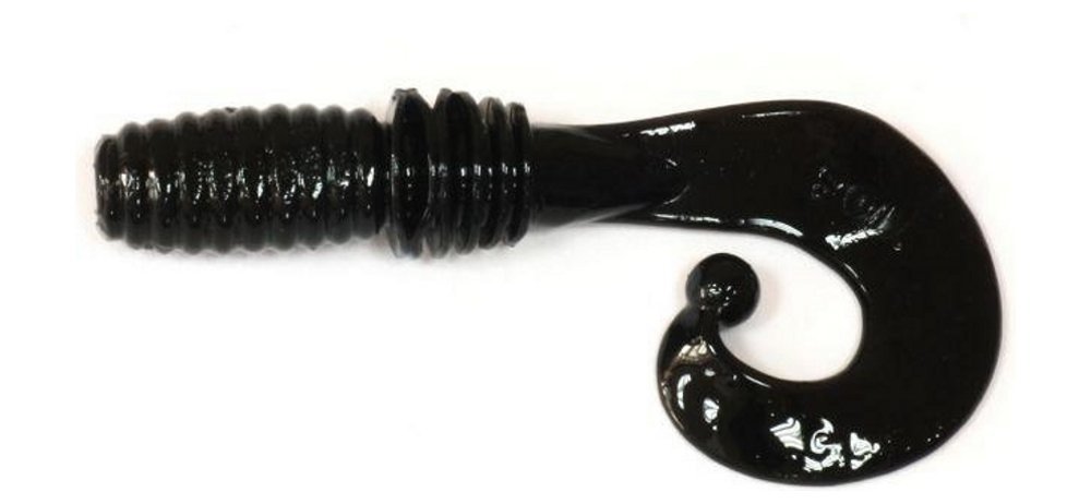  Megabass Rocky Fry 2.0'' P Curly-Tail #Solid Black
