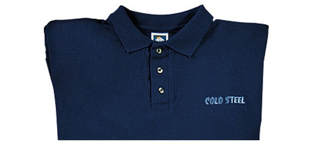  Cold Steel Polo Navy Polo Shirt XXL