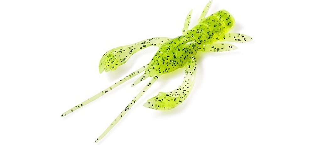  FishUp Real Craw 2.0" (7) #055 - Chartreuse/Black