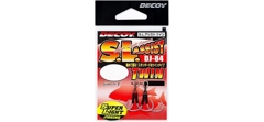 Крючои одинарные Decoy DJ-84 SL Assist Twin #3- фото2