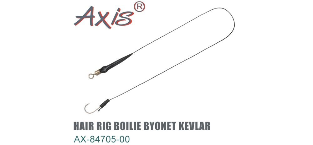 Поводок оснащенный Axis HAIR RIG BOILIE BYONET KEVLAR, крючок #8 AX-84705-008