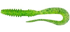Силикон Keitech Mad Wag Slim 4.5" #424S Lime Chartreuse