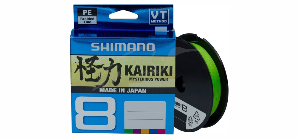  Shimano Kairiki 8 PE (Mantis Green) 150m 0.06mm 5.3kg