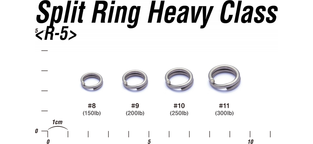 Заводные кольца Decoy R-5 Split Ring Heavy Class (Silver) #9