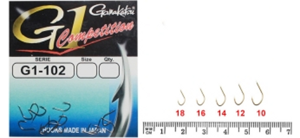  Gamakatsu G-1 COMPETITION G-102 16, 15 
