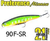 Воблер Pontoon 21 Preference Minnow 90F-SR