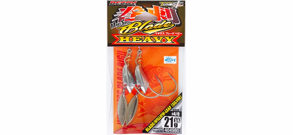 Крючки офсетные Decoy Worm 231S Makisasu Blade Heavy #2/0-14g