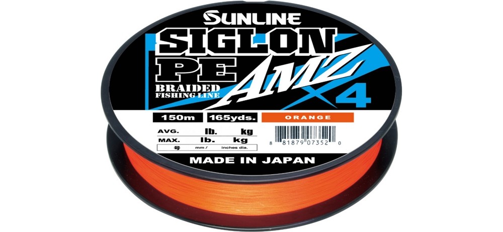  Sunline Siglon PE AMZ x4 150m #1.0/12lb (Orange) 