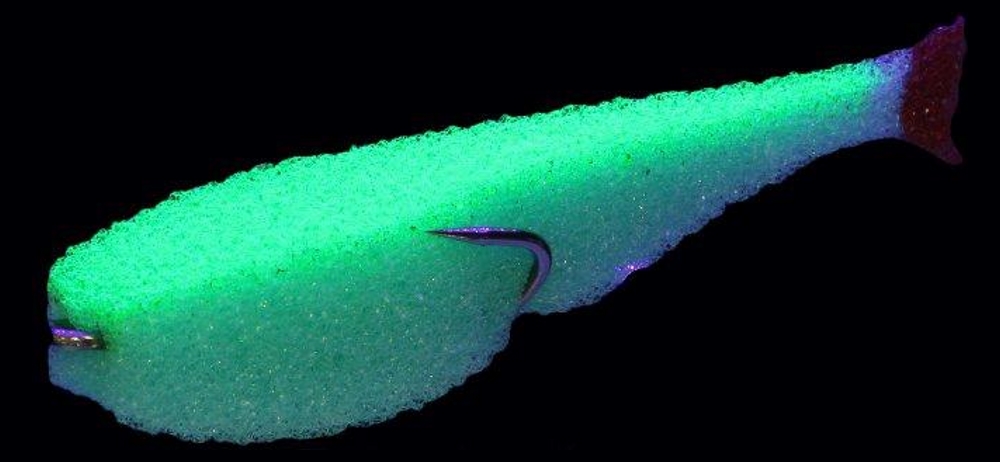 Поролоновая рыбка lex paralonium Classic Fish CD UV 9 BLGB (синее тело/зеленая спина/красный хвост)