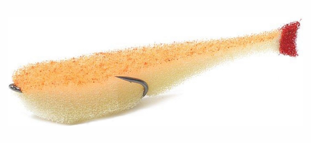 Поролоновая рыбка Lex Porolonium Classic Fish CD UV 11 WOB (белое тело/оранжевая спина/красный хвост)