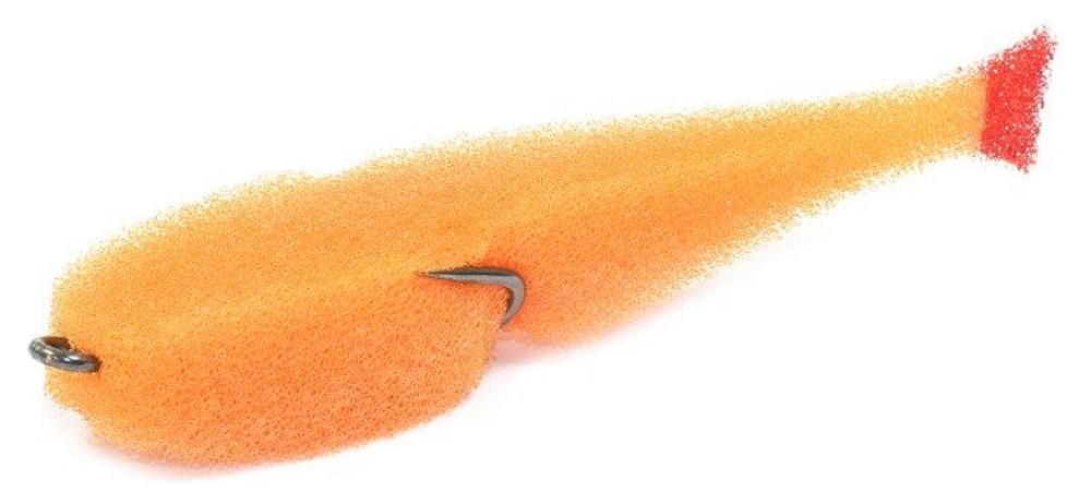 Поролоновая рыбка lex paralonium Classic Fish CD 10 O (оранжевое тело/красный хвост)