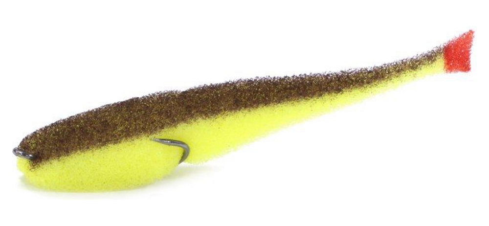 Поролоновая рыбка lex paralonium Classic Fish CD 10 YBRB (желтое тело/коричневая спина/красный хвост)
