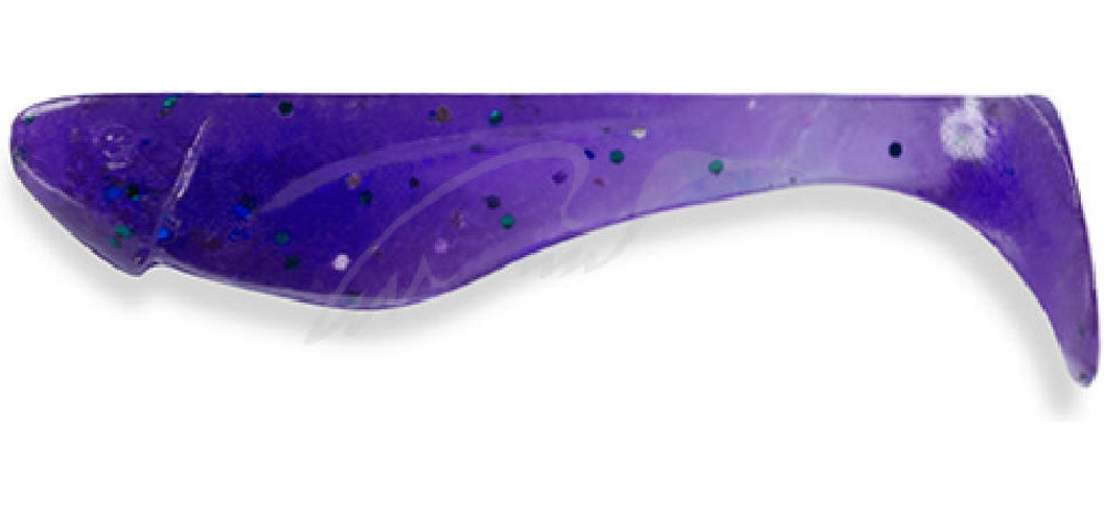 Силикон FishUp Wizzy 1.5" (10шт) #060 - Dark Violet/Peacock & Silver