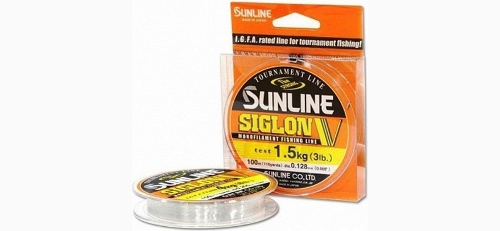 Леска Sunline Siglon V NEW 100m #6.0/0.405mm