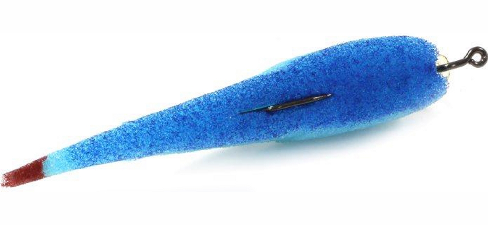 Поролоновая рыбка Lex Porolonium Classic Fish 8 OF2 BLBLB (синее тело/синяя спина/красный хвост)