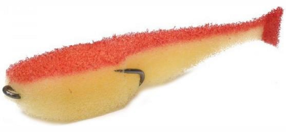 Поролоновая рыбка Lex Porolonium Classic Fish CD UVF 9 RBR (красное тело/красная спина) (упак. 5шт)