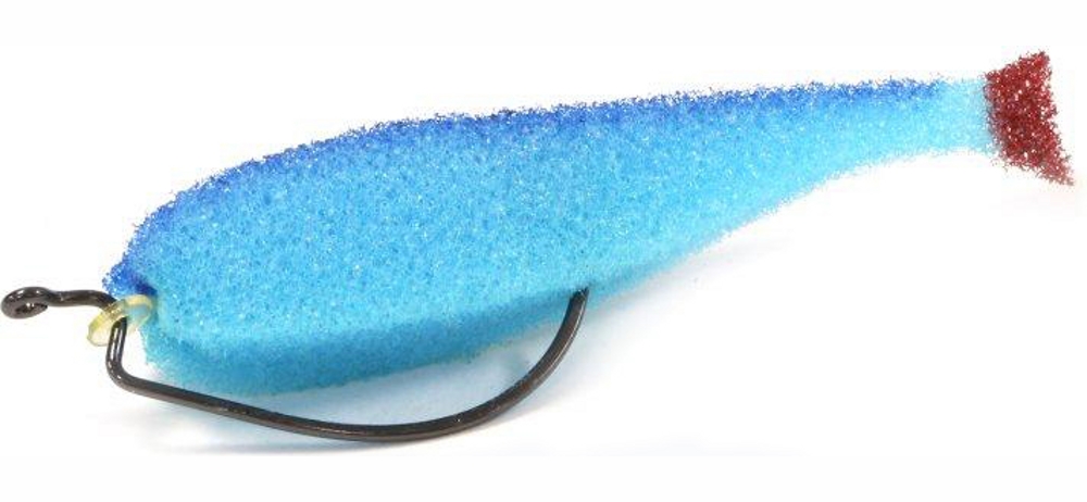 Поролоновая рыбка Lex Porolonium Classic Fish 8 OF2 BLBLB (синее тело/синяя спина/красный хвост)