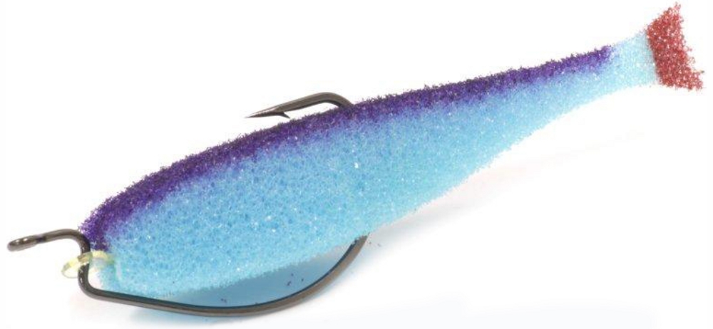 Поролоновая рыбка Lex Porolonium Classic Fish 8 OF2 BLPB (синее тело/фиолетовая спина/красный хвост)