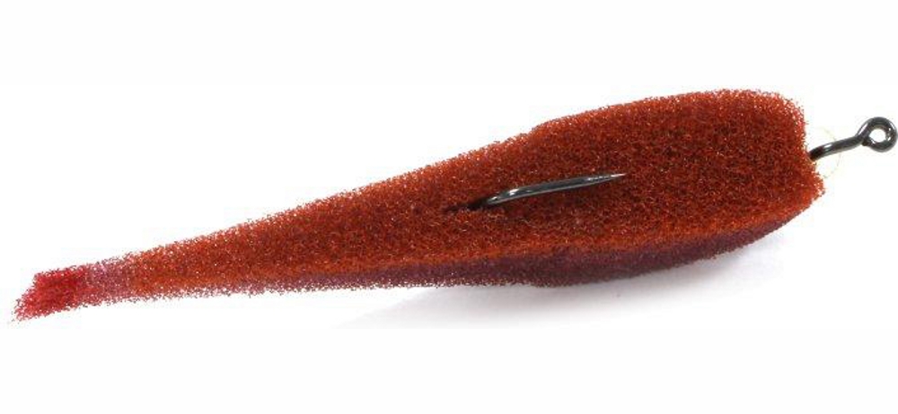 Поролоновая рыбка Lex Porolonium Classic Fish 8 OF2 BOB (кирпичное тело/оранжевая спина/красный хвост)