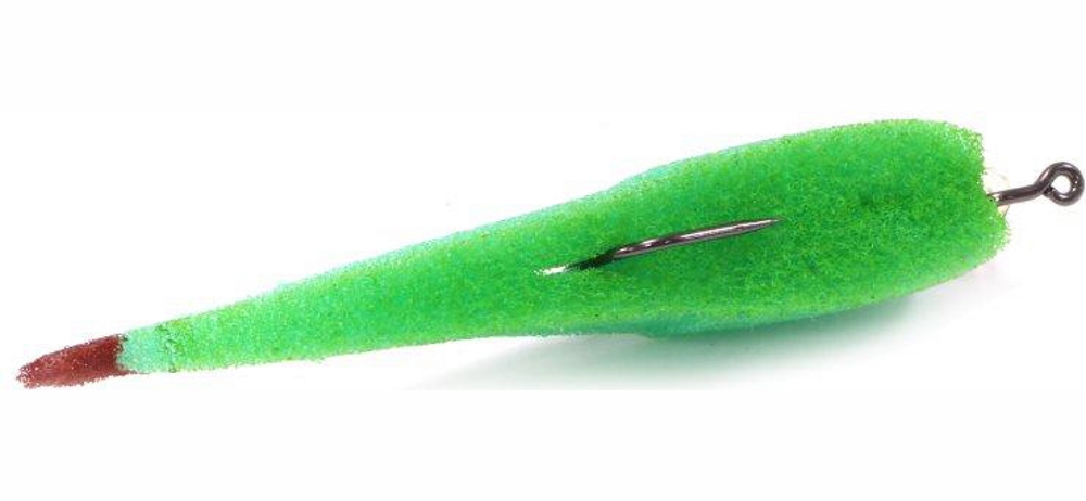 Поролоновая рыбка Lex Porolonium Classic Fish 8 OF2 GBLB (зеленое тело/салатовая спина/красный хвост)