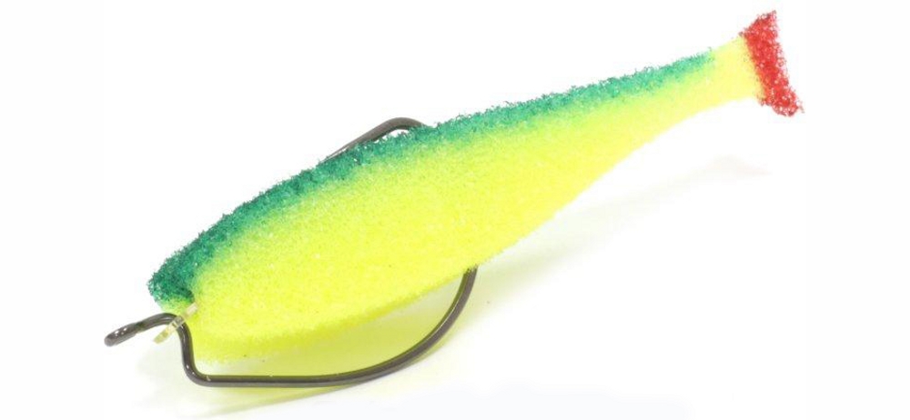 Поролоновая рыбка Lex Porolonium Classic Fish 8 OF2 YGB (желтое тело/зеленая спина/красный хвост)
