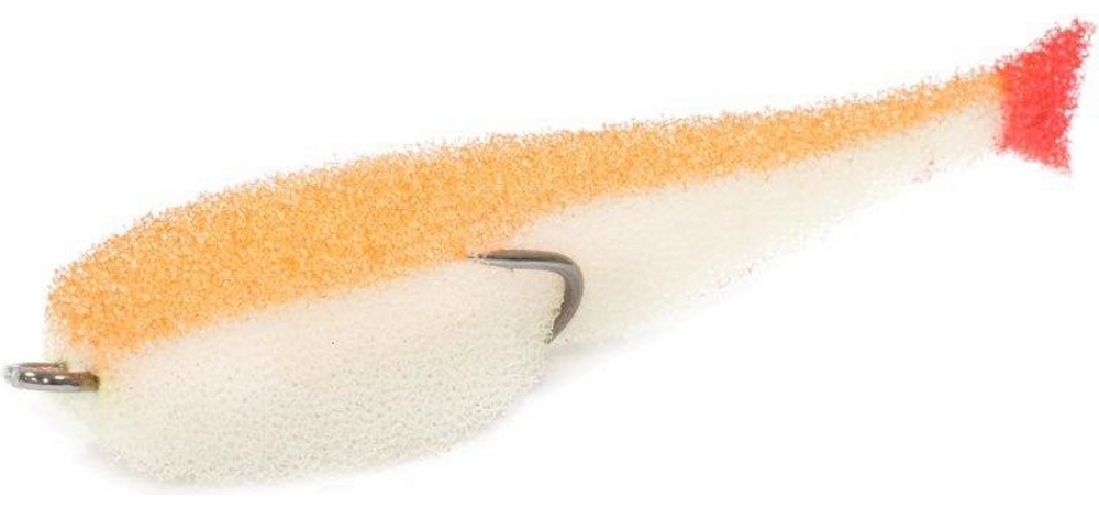 Поролоновая рыбка Lex Porolonium Classic Fish CD 12 WOB (белое тело/оранжевая спина/красный хвост)