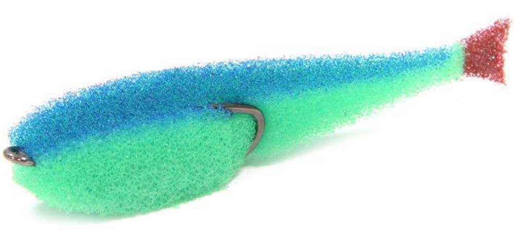 Поролоновая рыбка Lex Porolonium Classic Fish CD 7 GBBLB (зеленое тело/синяя спина/красный хвост)