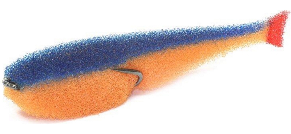 Поролоновая рыбка Lex Porolonium Classic Fish CD 7 OBLB (оранжевое тело/синяя спина/красный хвост)