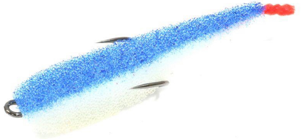 Поролоновая рыбка lex paralonium Zander Fish 7 WBLB (белое тело/синяя спина/красный хвост)