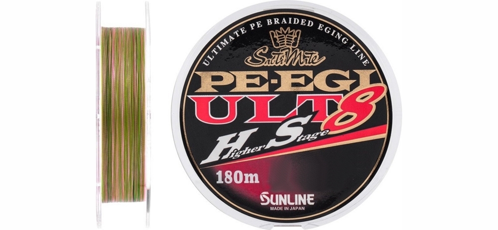 Шнур Sunline PE EGI ULT HS8 180m #0.7/0.138mm 5.3kg