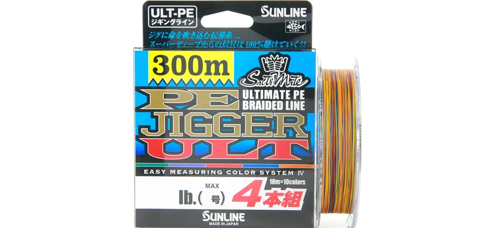 Sunline PE Jigger ULT (4braid) 300 #0.6/0.128 10lb/4.5