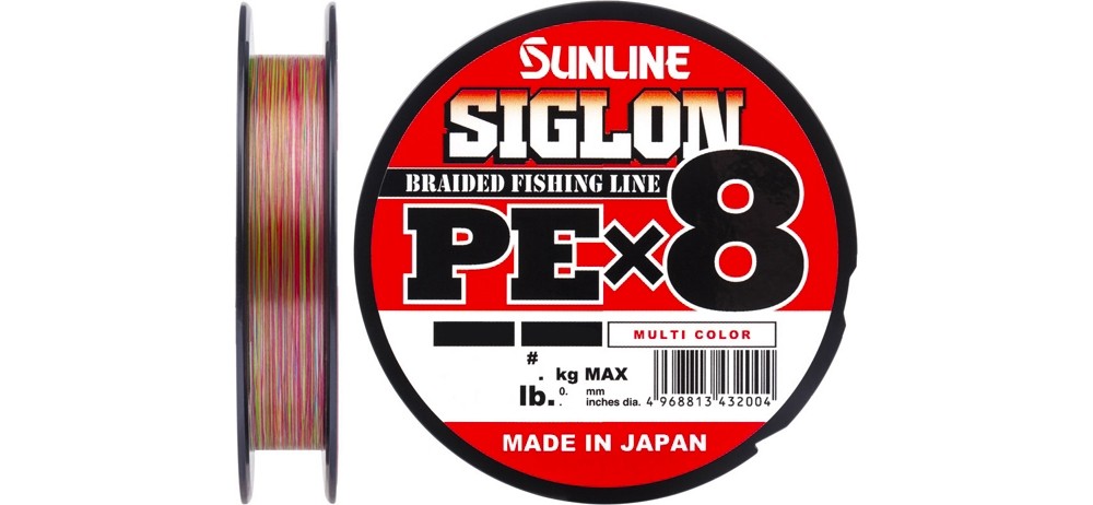 Шнур Sunline Siglon PE х8 300m (мульти.) #4.0 60lb