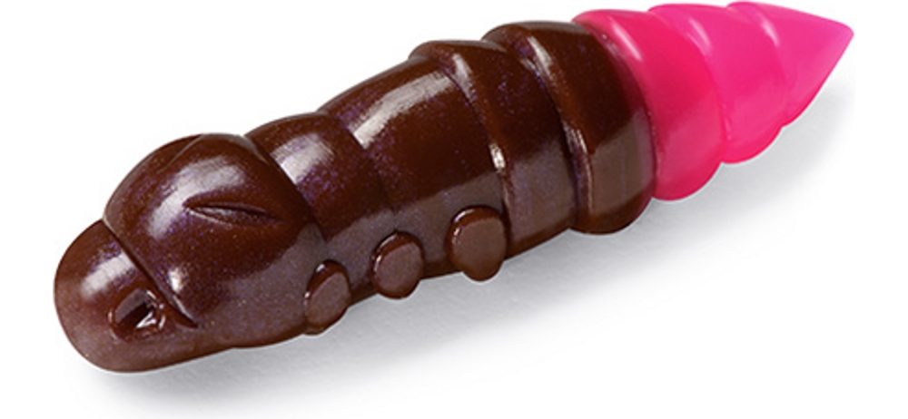 Силикон FishUp Pupa 1.5" (8шт в уп.) #139 - Earthworm/Hot Pink