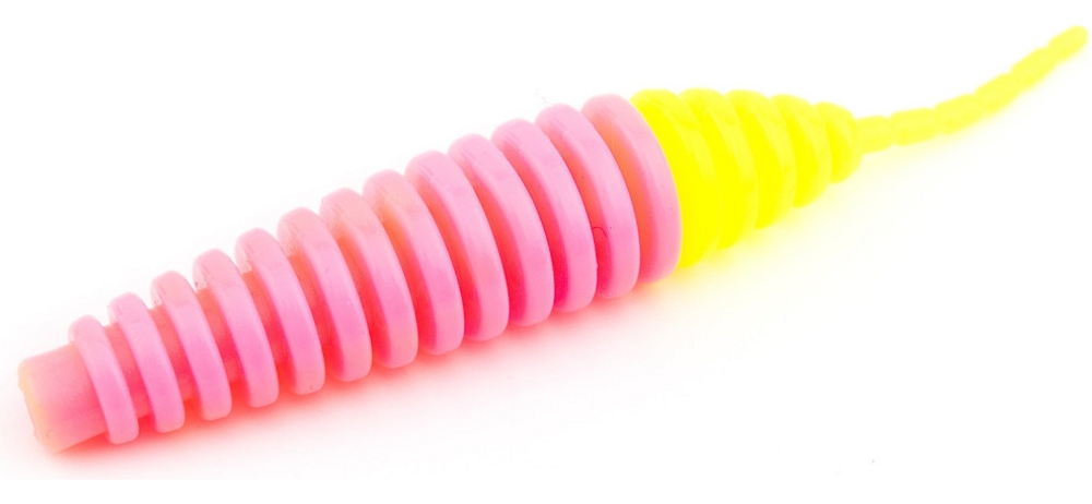 Силикон FishUp Tanta 1.5" (10шт) #133 - Bubble Gum/Hot Chartreuse