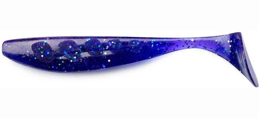 Силикон FishUp Wizzle Shad 2.0" (10шт) #060 - Dark Violet/Peacock & Silver
