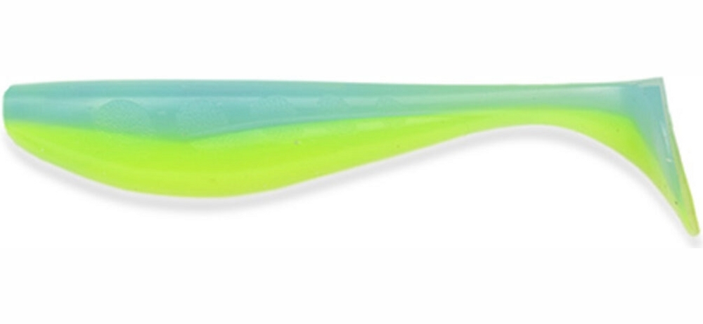 Силикон FishUp Wizzle Shad 3.0" (8шт) #206 - Sky/Chartreuse