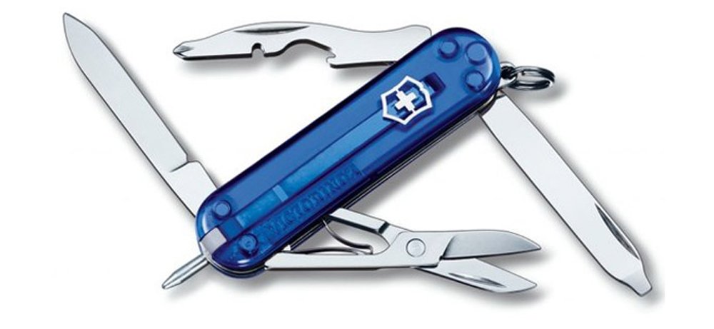 Нож Victorinox 0.6365.T2 Manager с ручкой синий