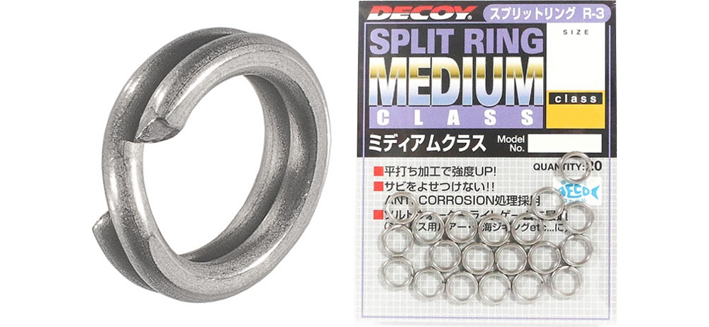 Заводные кольца Decoy R-3 Split Ring Medium Class (Silver) #5