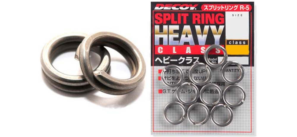 Заводные кольца Decoy R-5 Split Ring Heavy Class (Silver) #10